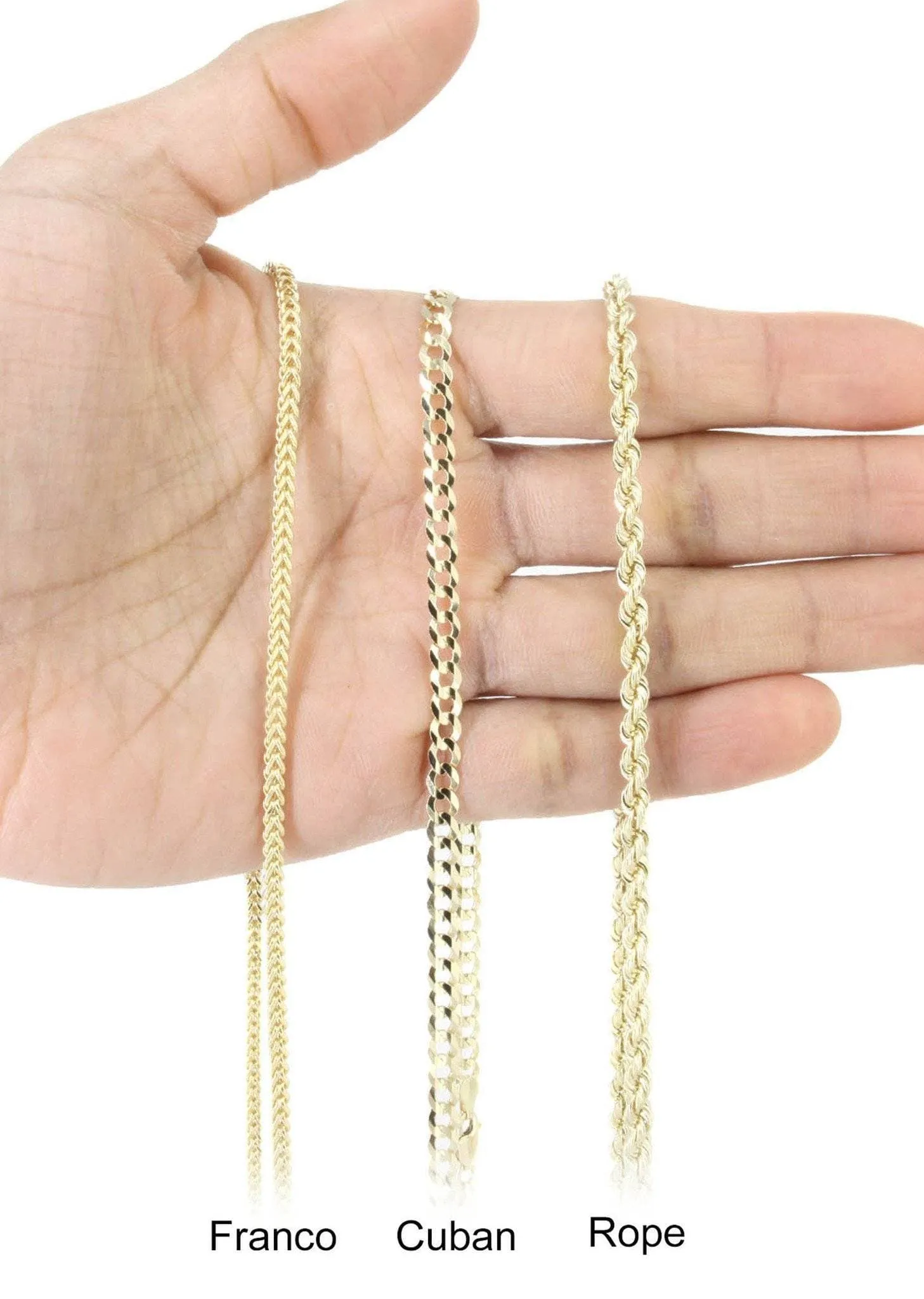 10K Yellow Gold Cross / Crucifix Diamond Necklace  | 1.05 Carats
