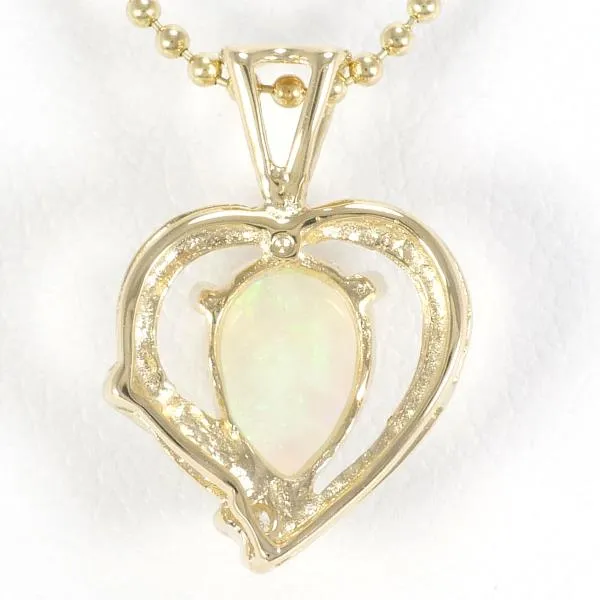 14K Yellow Gold Opal Necklace