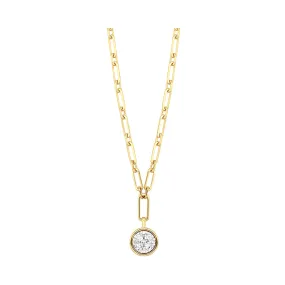 14Kt Yellow Gold Diamond 1/3Ctw Necklace