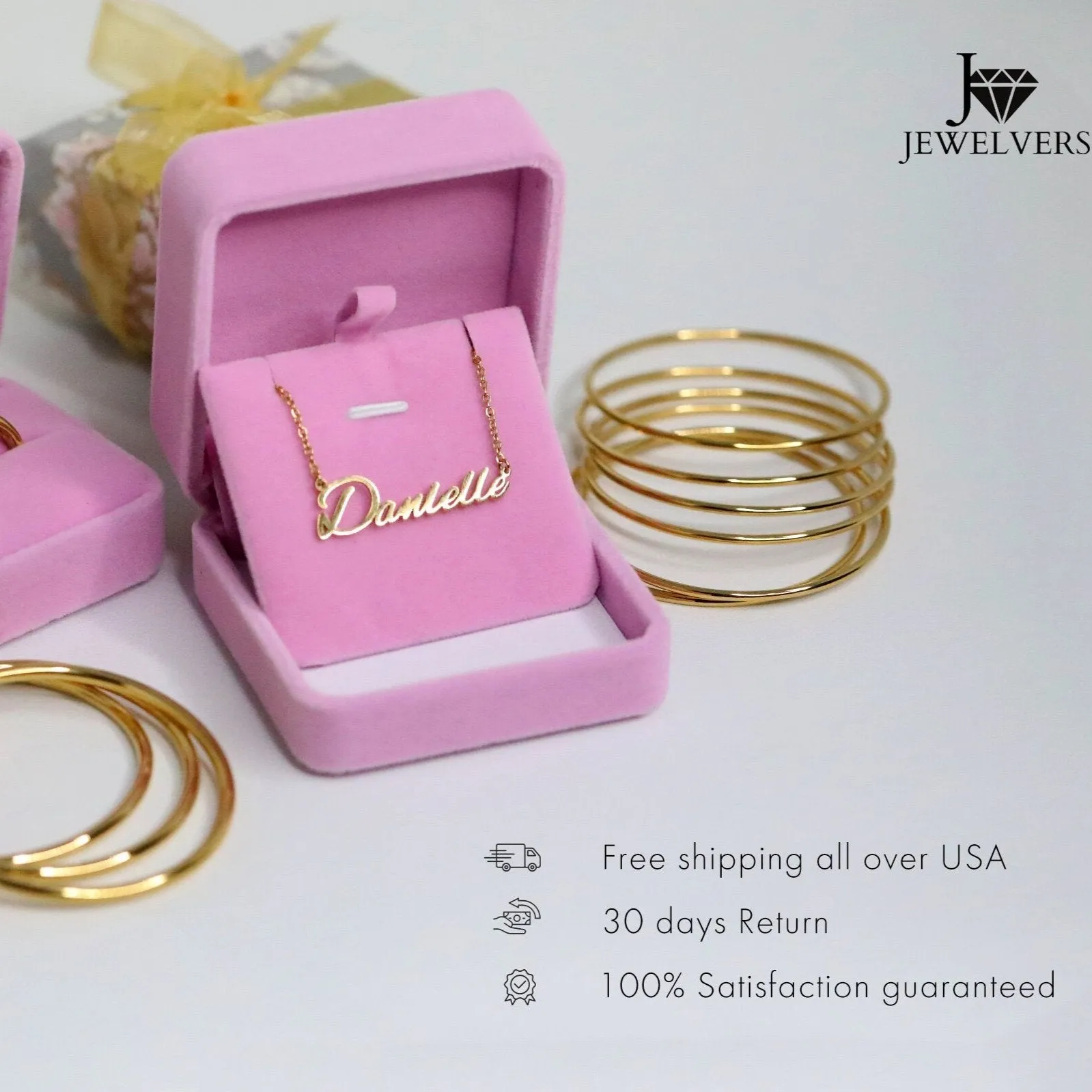 18K Gold-Filled Zircon Clip-on Bangle