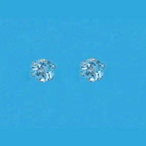 4mm Genuine Blue Topaz