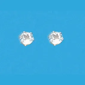 4mm Genuine White Topaz
