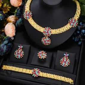 4PCS Jewelry Set