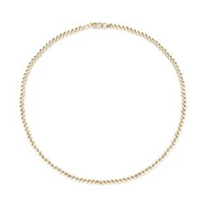 Alexa Leigh - 2mm Gold Ball Anklet in Yellow Gold