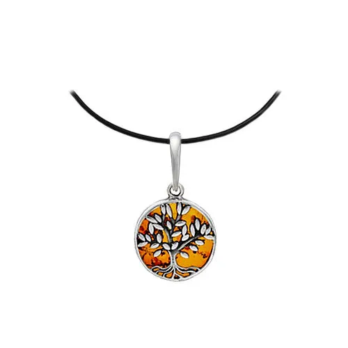 Amber Tree of Life Bracelet