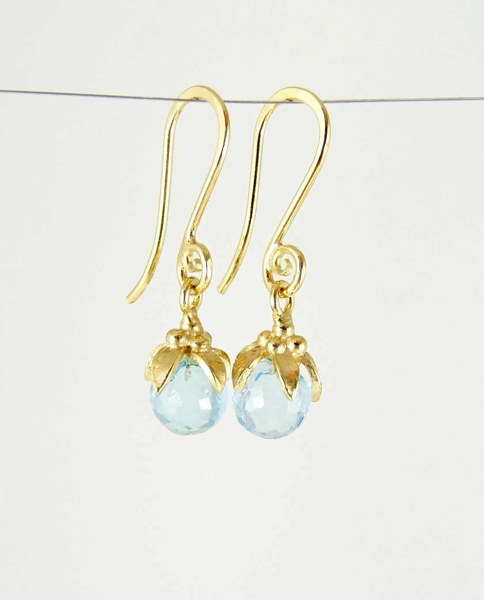 Anaïs Sky Blue Topaz Earrings