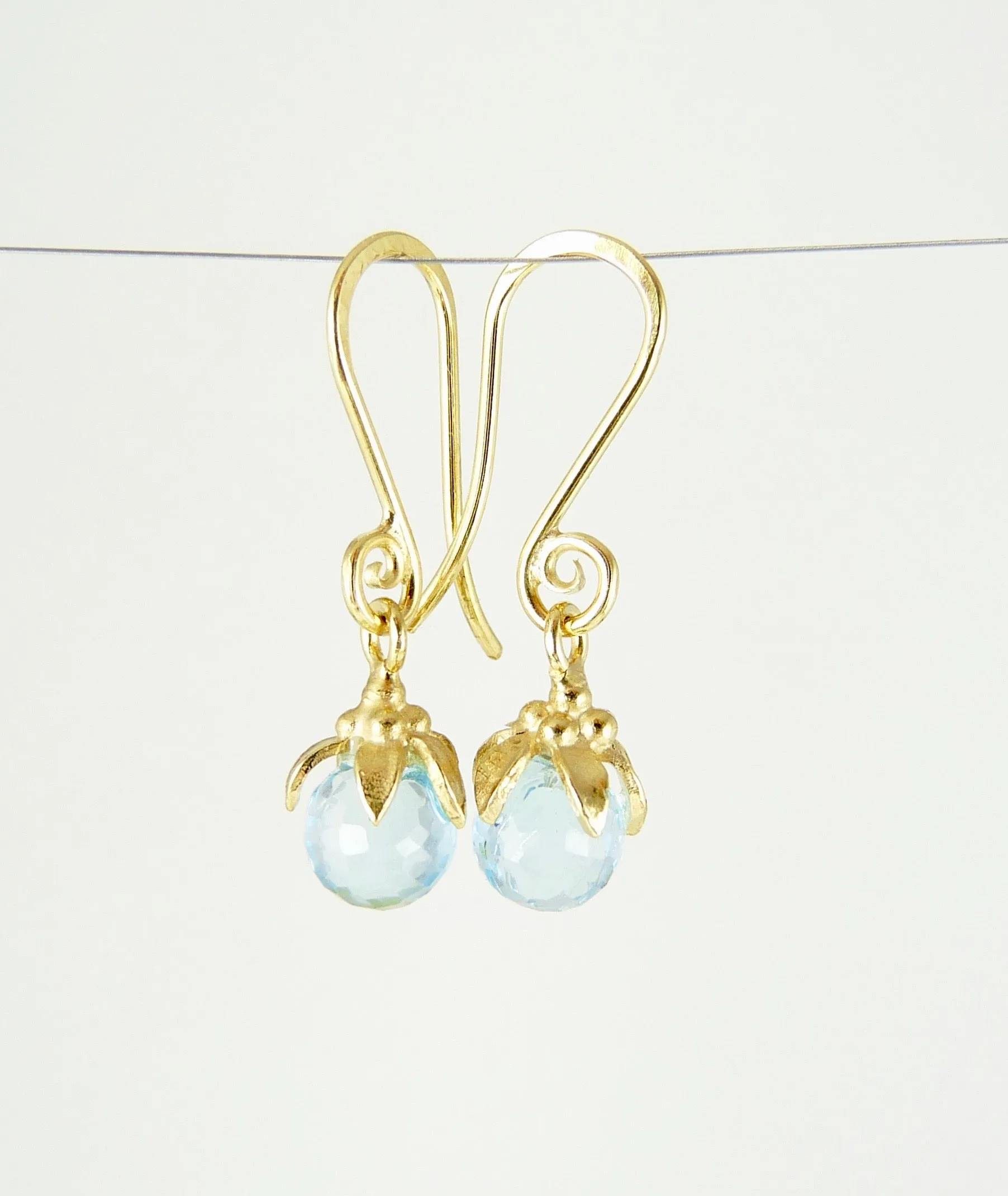 Anaïs Sky Blue Topaz Earrings