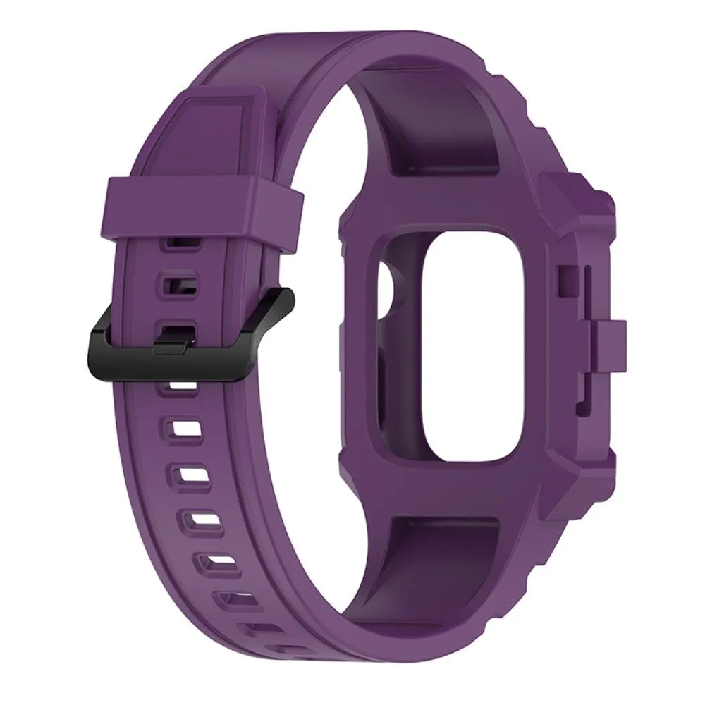 Apple Watch (41mm) cool silicone watch strap with cover - Purple