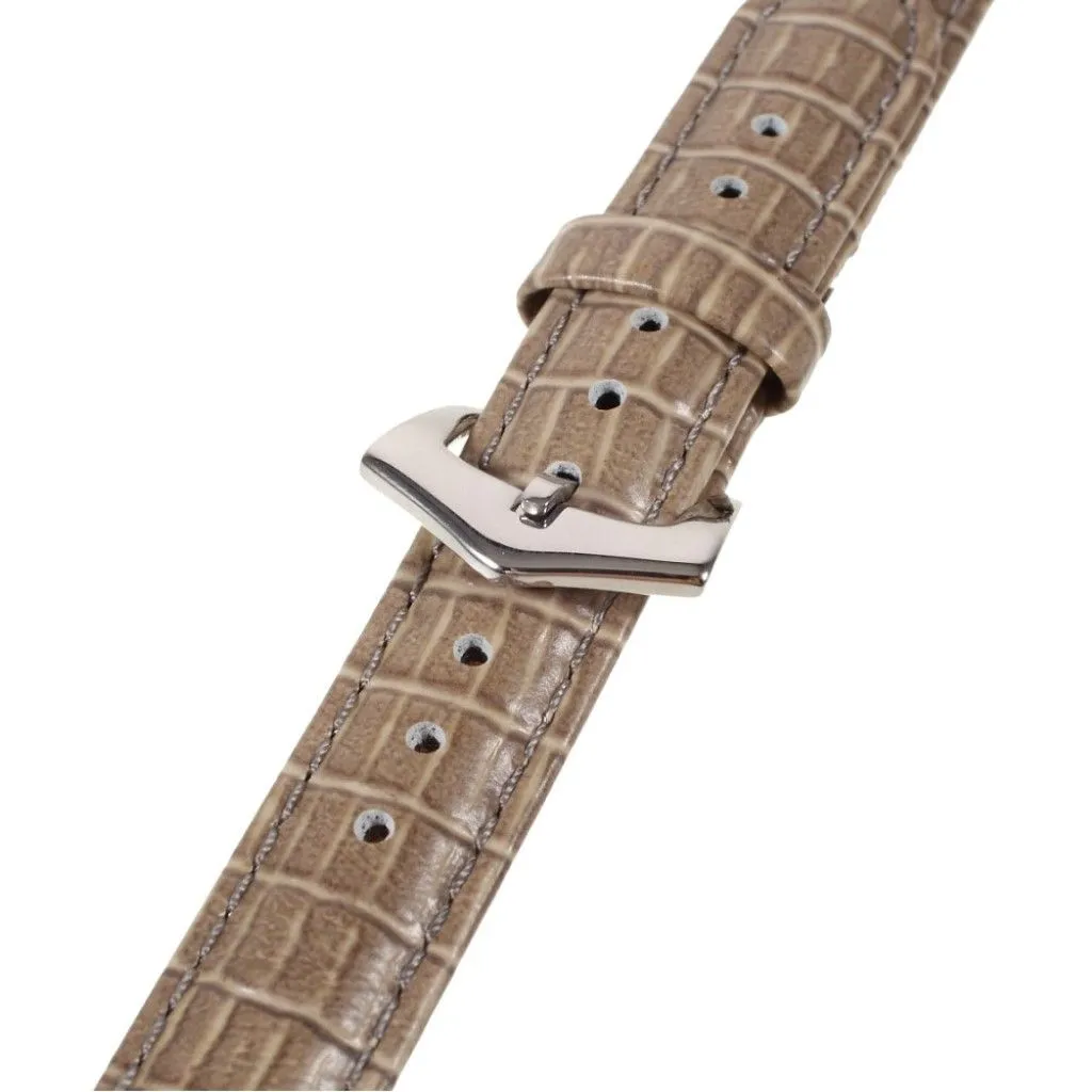 Apple Watch 44mm unique genuine leather watch strap - Light Brown