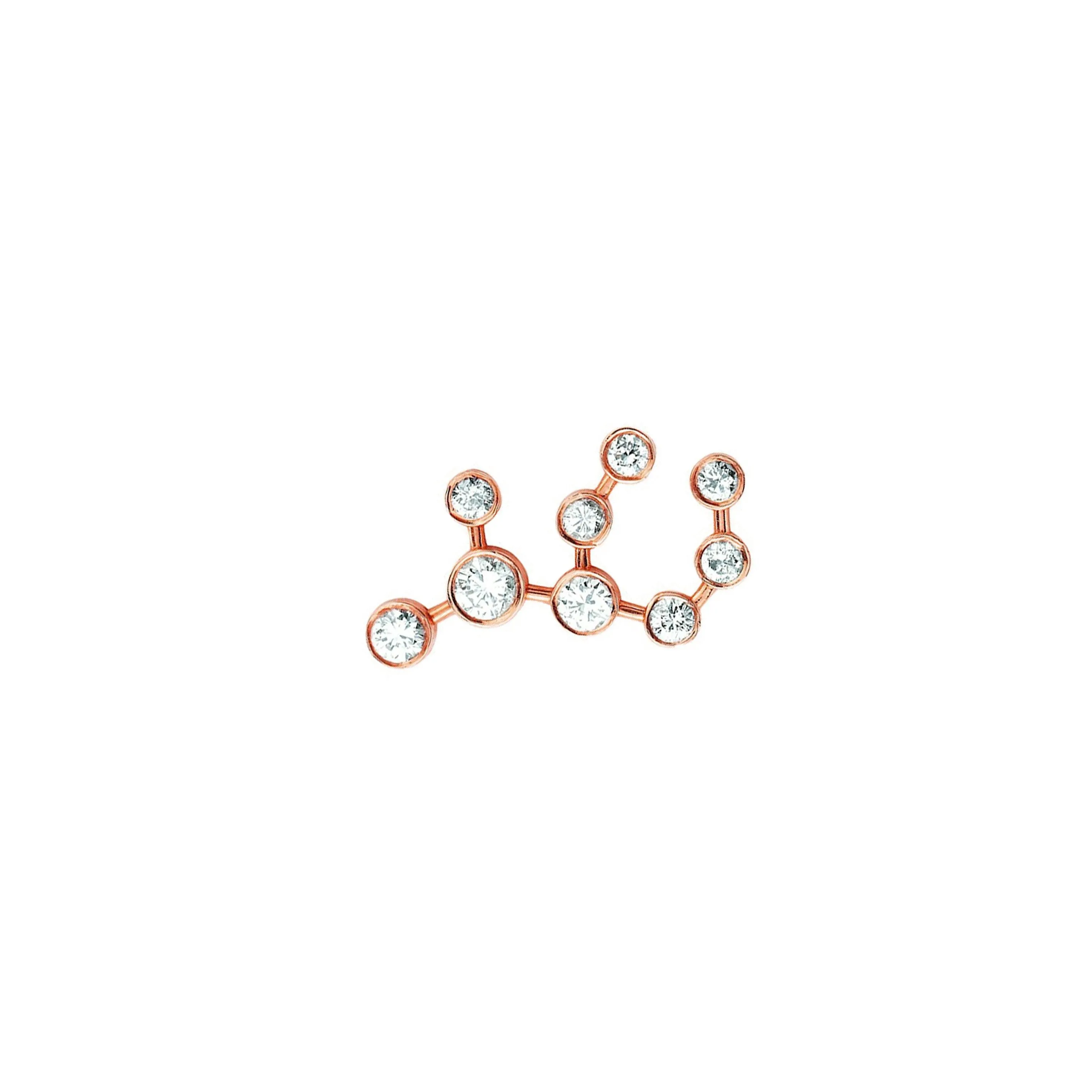 Baby Virgo Diamond Constellation Studs