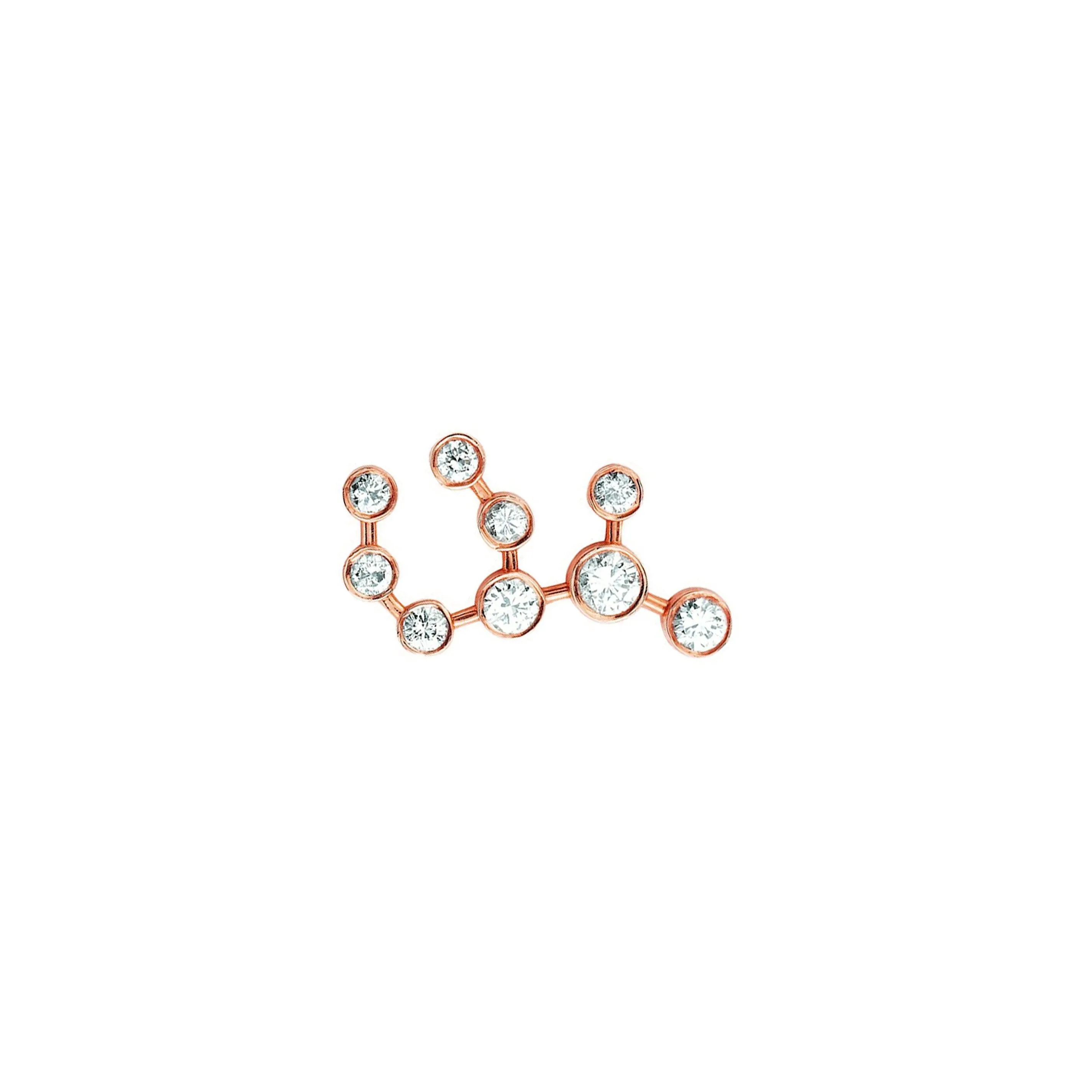 Baby Virgo Diamond Constellation Studs