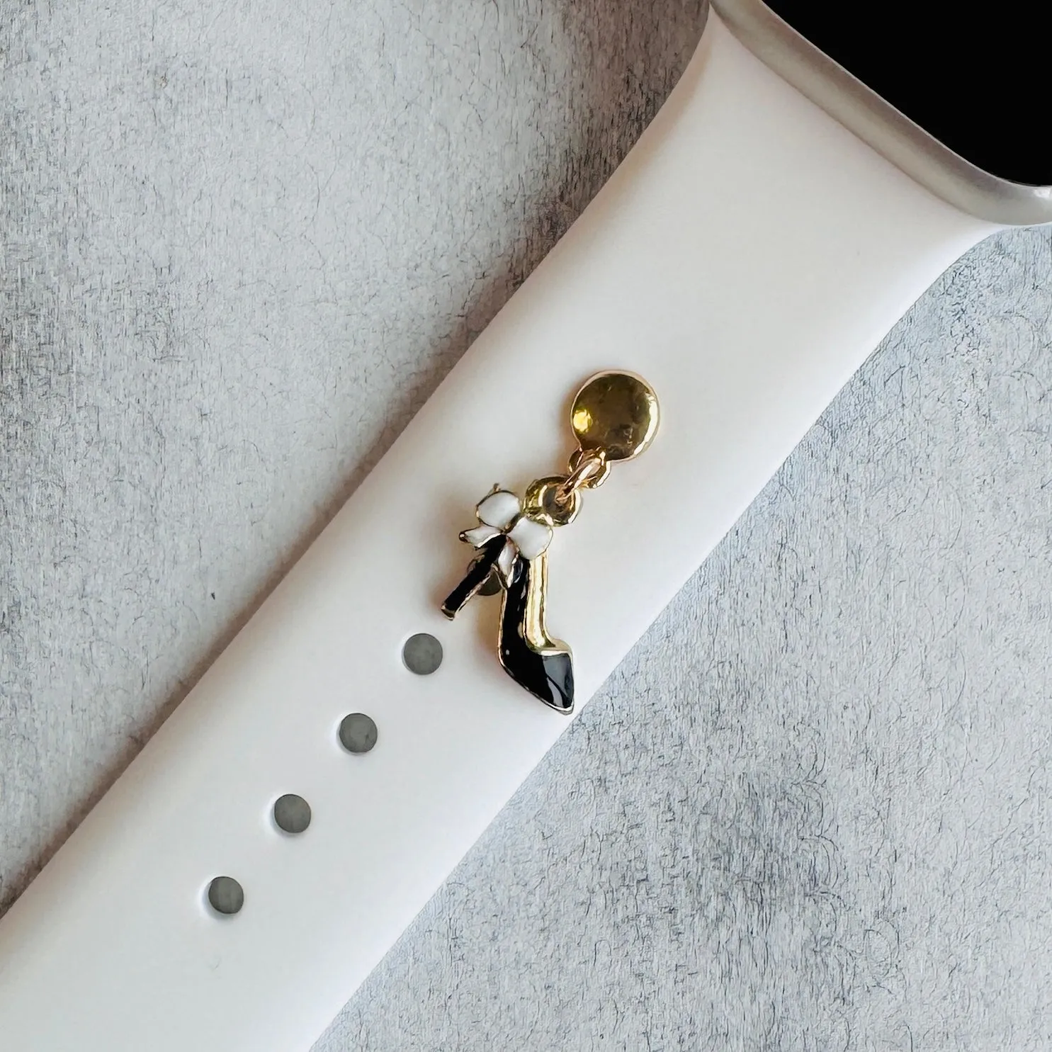 Band Charms 1pc. Posh Bow Pump Multiple Colors Available