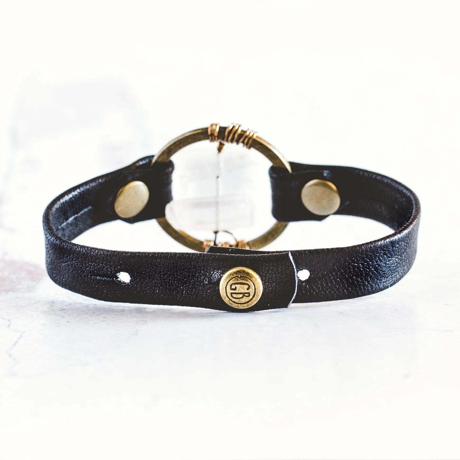 Be the Light Bracelet - Antique Brass