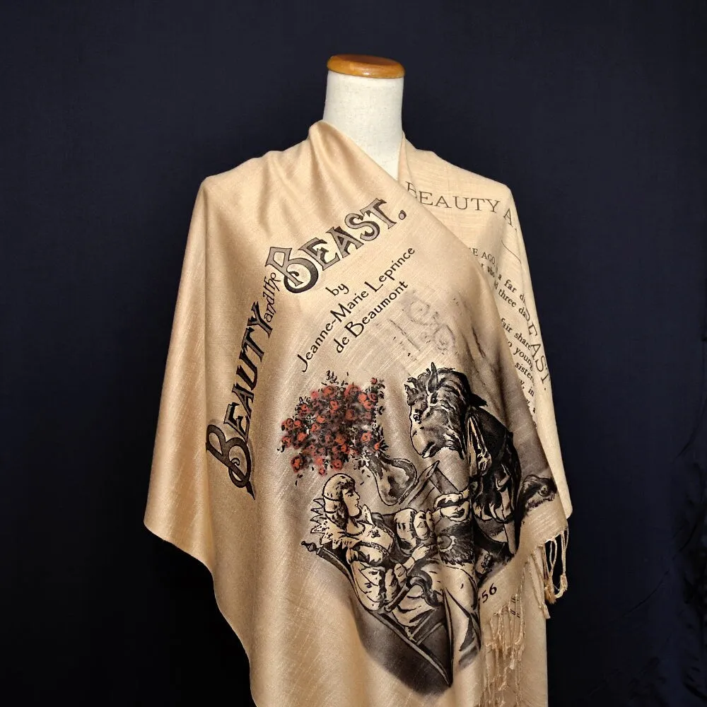 Beauty and the Beast Scarf Shawl Wrap