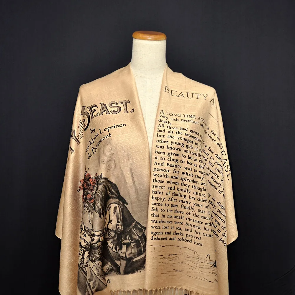 Beauty and the Beast Scarf Shawl Wrap