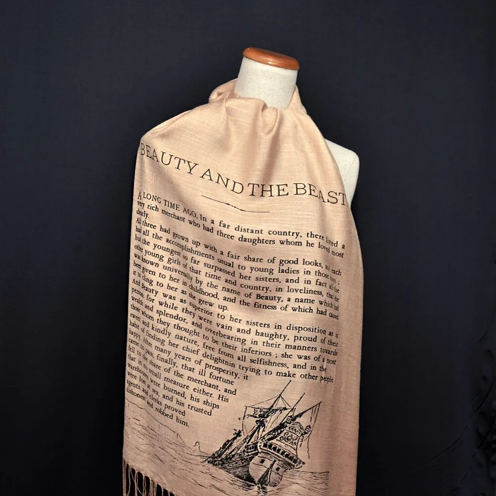 Beauty and the Beast Scarf Shawl Wrap