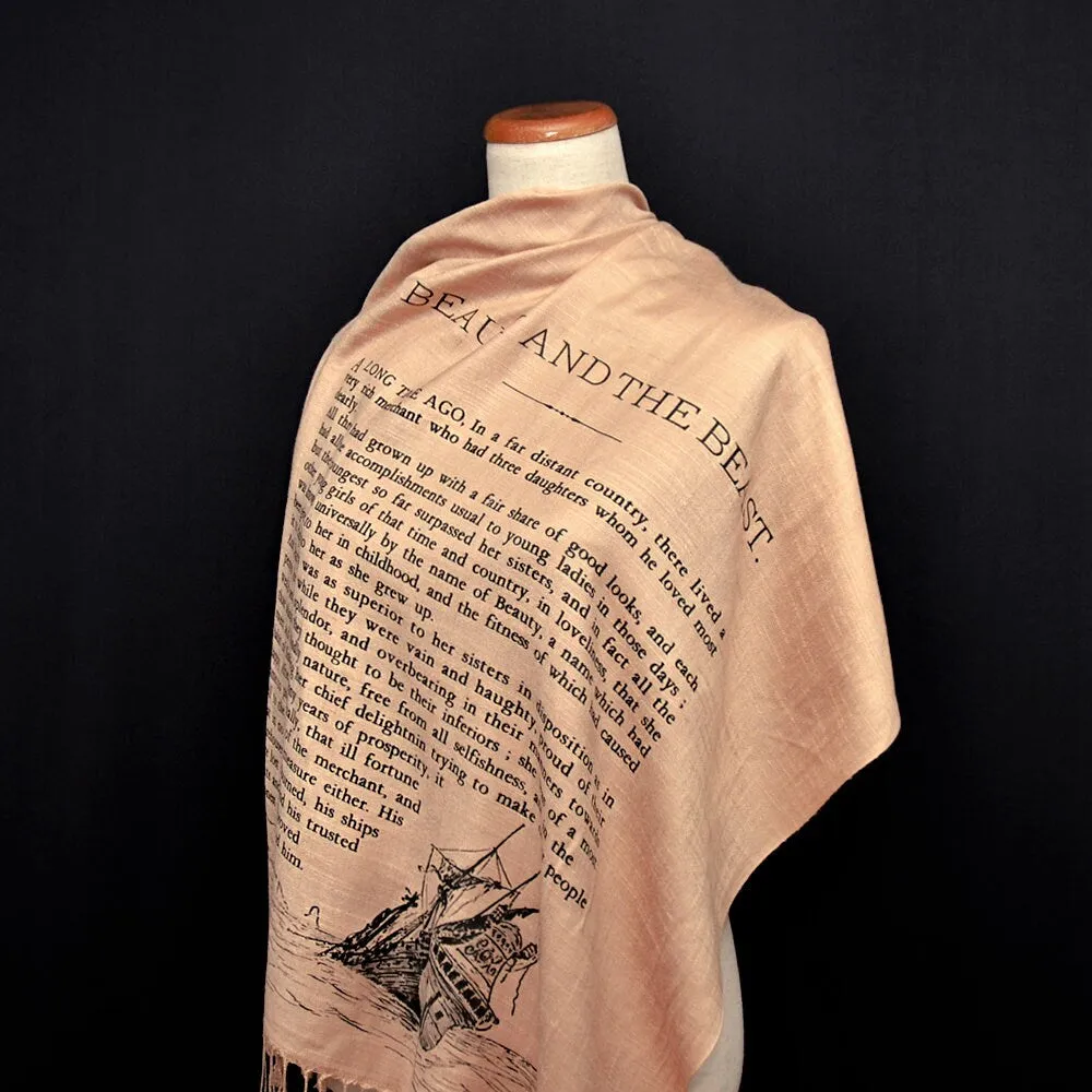 Beauty and the Beast Scarf Shawl Wrap