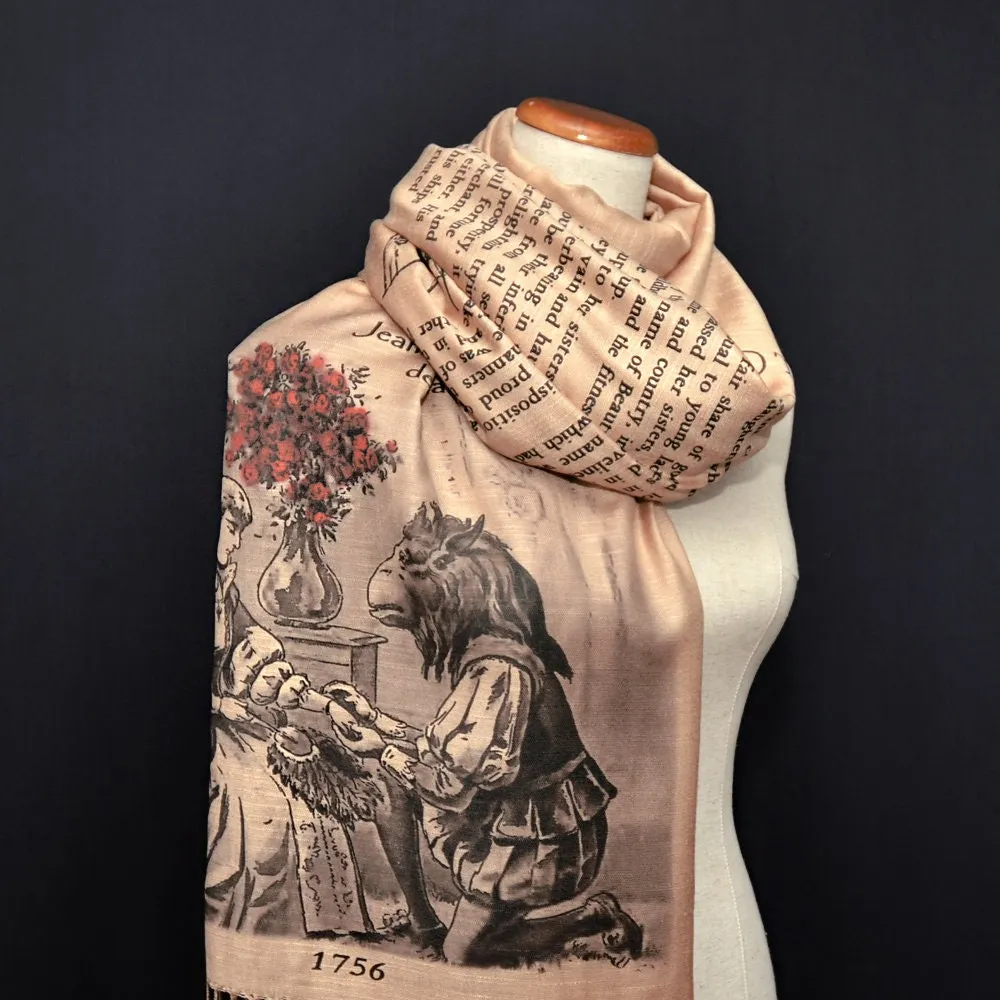 Beauty and the Beast Scarf Shawl Wrap