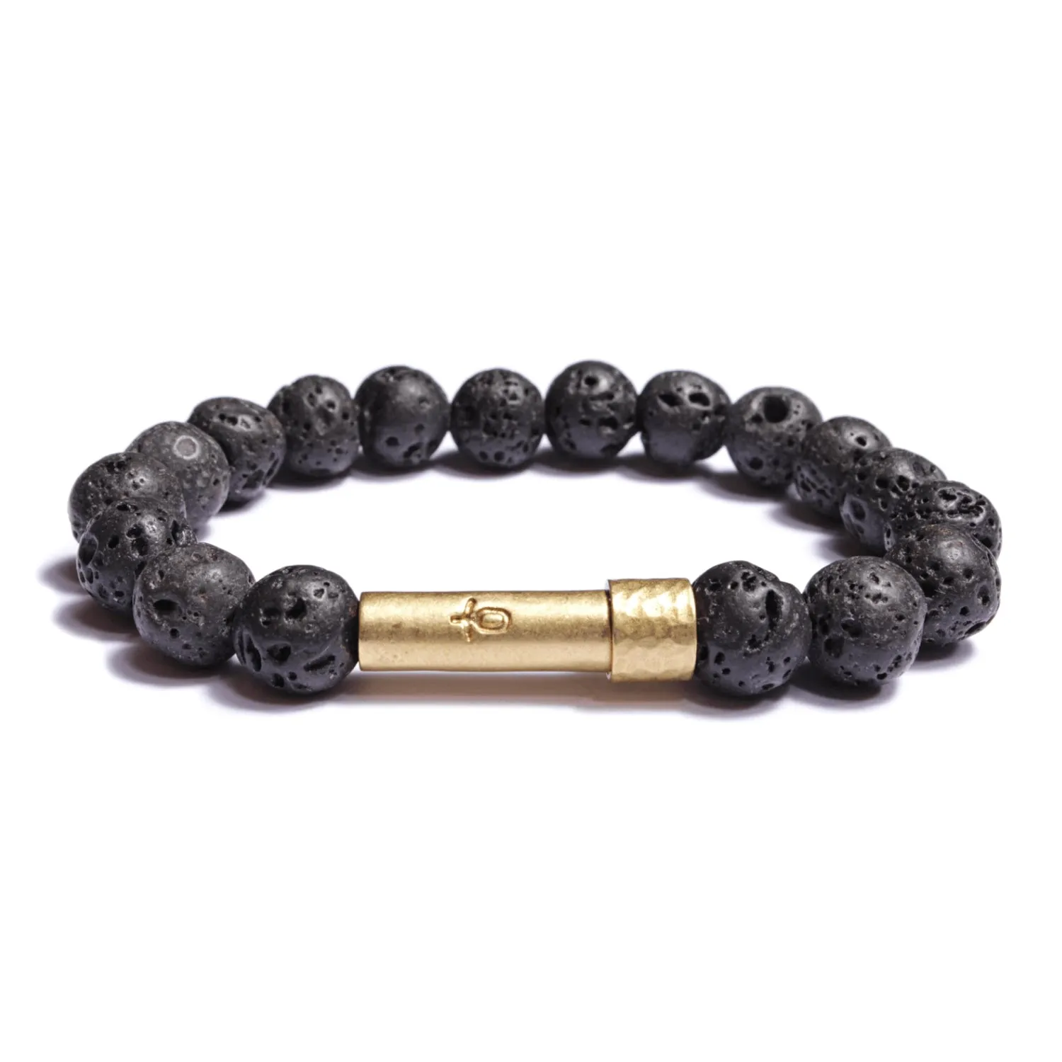 Black Lava Rock Intention Bracelet