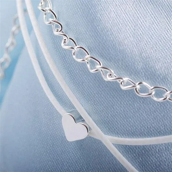 Bohemian Silver Color Anklet Bracelet