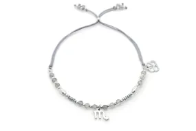 Boho Betty Scorpio Zodiac Gemstone Silver Bracelet