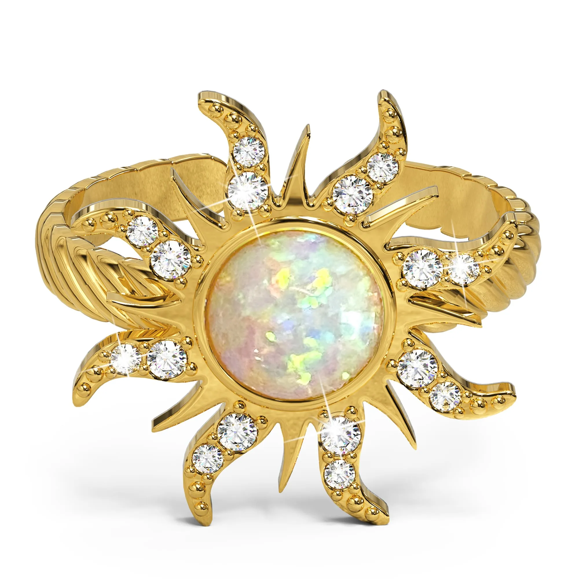 Boxed Celestial Opal Bracelet and Ring Set
