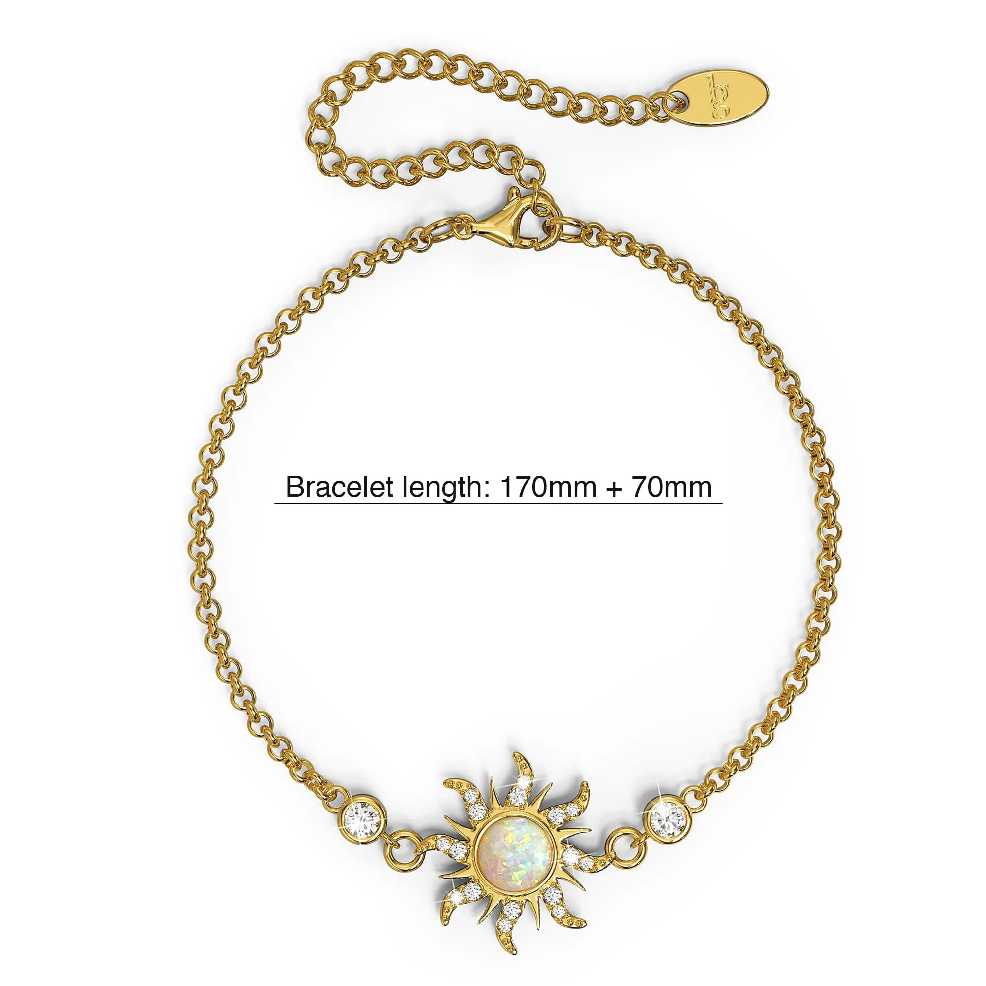 Boxed Celestial Opal Bracelet and Ring Set