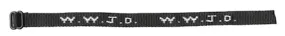 Bracelet-Wwjd-Woven-Black (Pack of 25