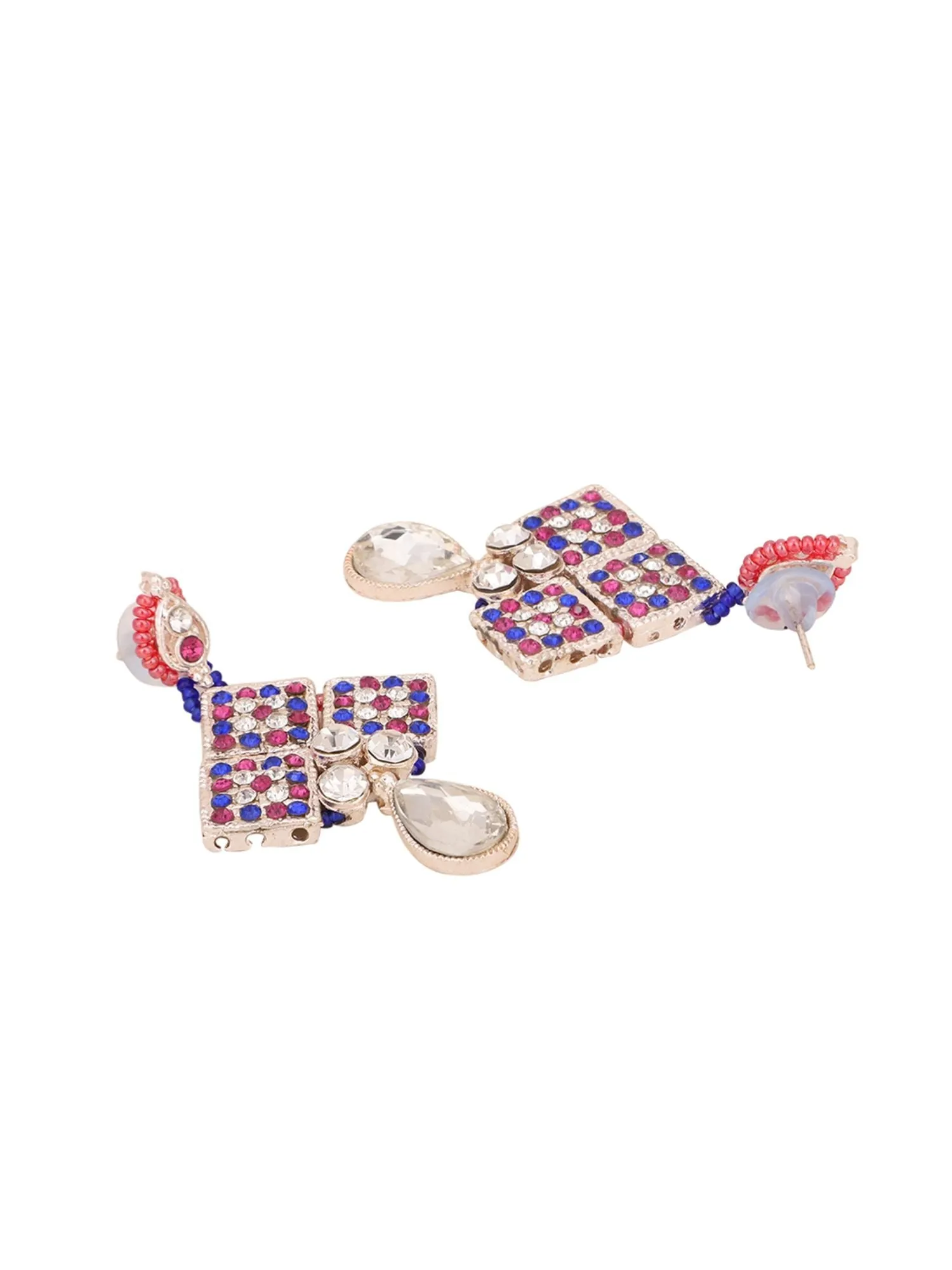Brass Multi-Color Jewelry Set - A Symphony Of Elegance - Anikas Creation