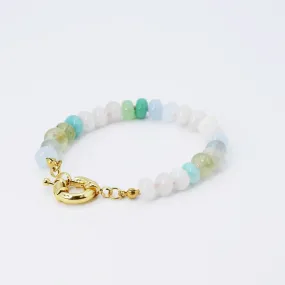 Brooke Bracelet Mint and White T65