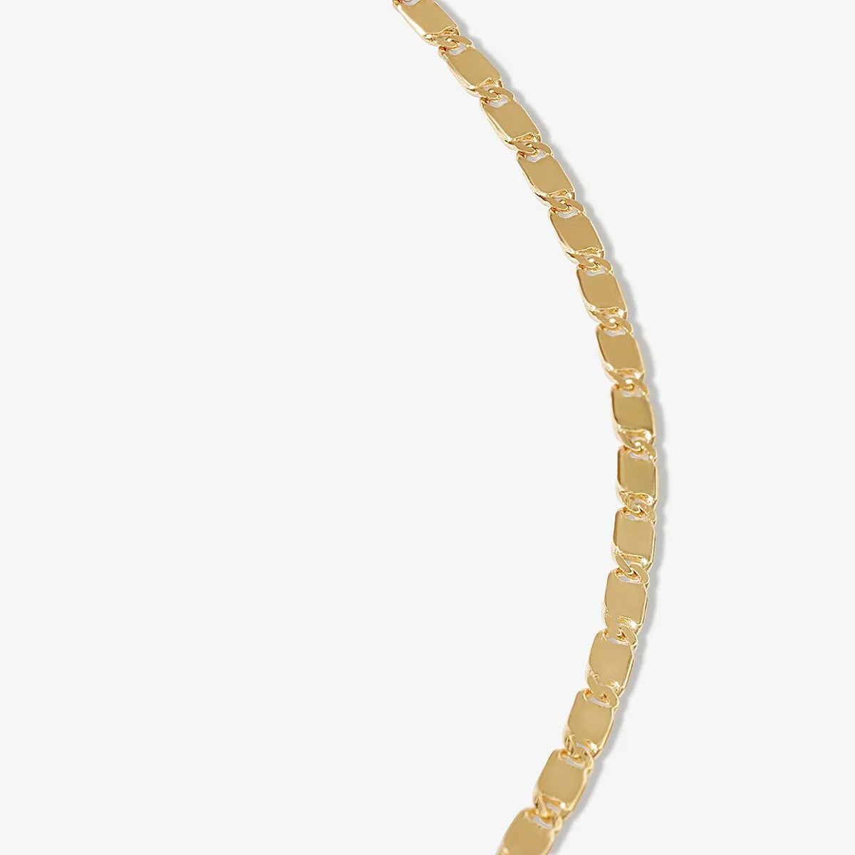 Brooks flat link chain bracelet