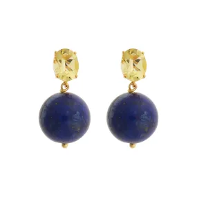 Bubble Lapis Lemon Topaz