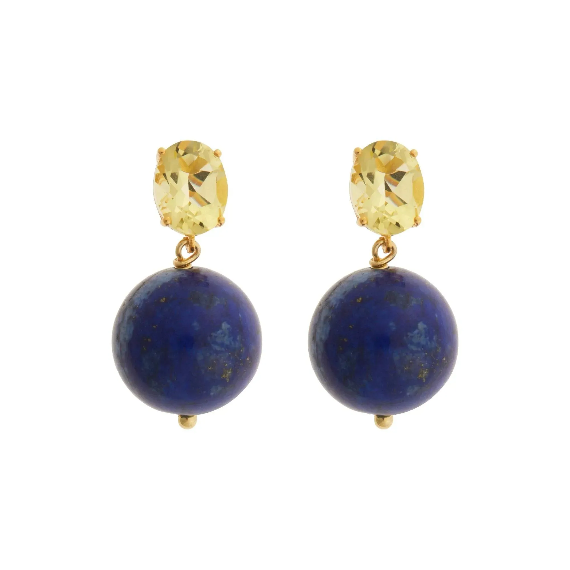 Bubble Lapis Lemon Topaz