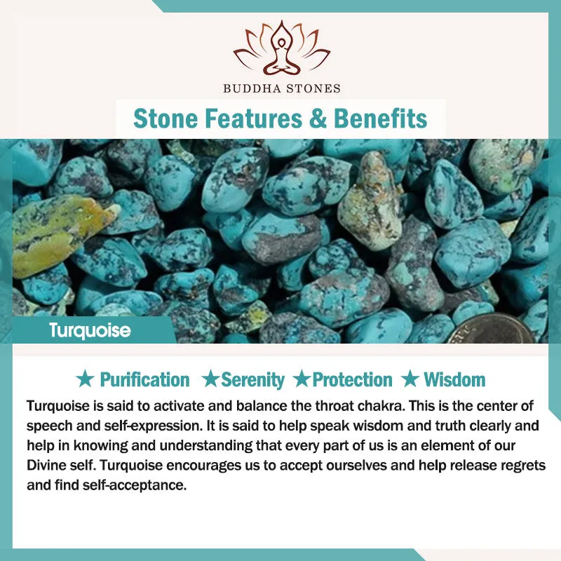 Buddha Stones 108 Mala Beads Tibetan Turquoise Dzi Bead Protection Bracelet
