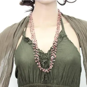 BUNDLE: Quartz 4-Strands Stones Fair Trade Necklace 3 Pieces - Thailand