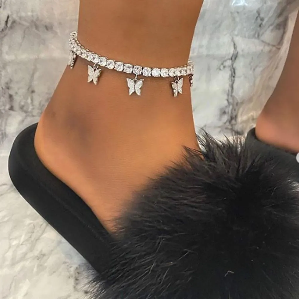 Butterfly Anklet Foot Chain Jewelry for Women Anklet