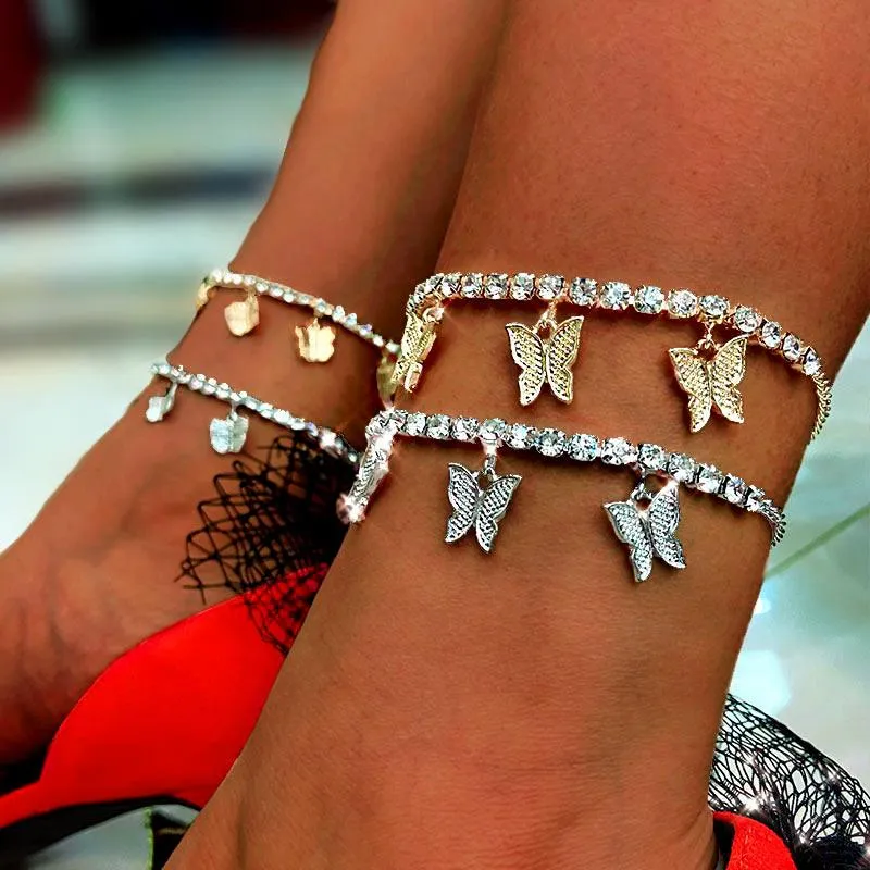 Butterfly Anklet Foot Chain Jewelry for Women Anklet
