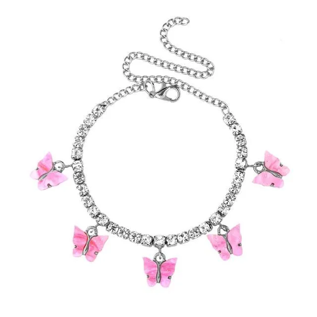 Butterfly Anklet Foot Chain Jewelry for Women Anklet