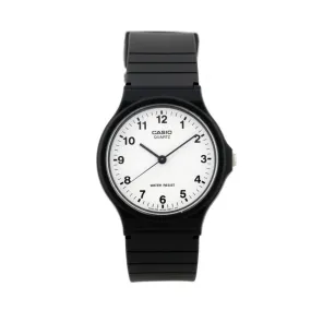 Casio Analogue White Dial Resin Strap Unisex Watch| MQ-24-7BLDF