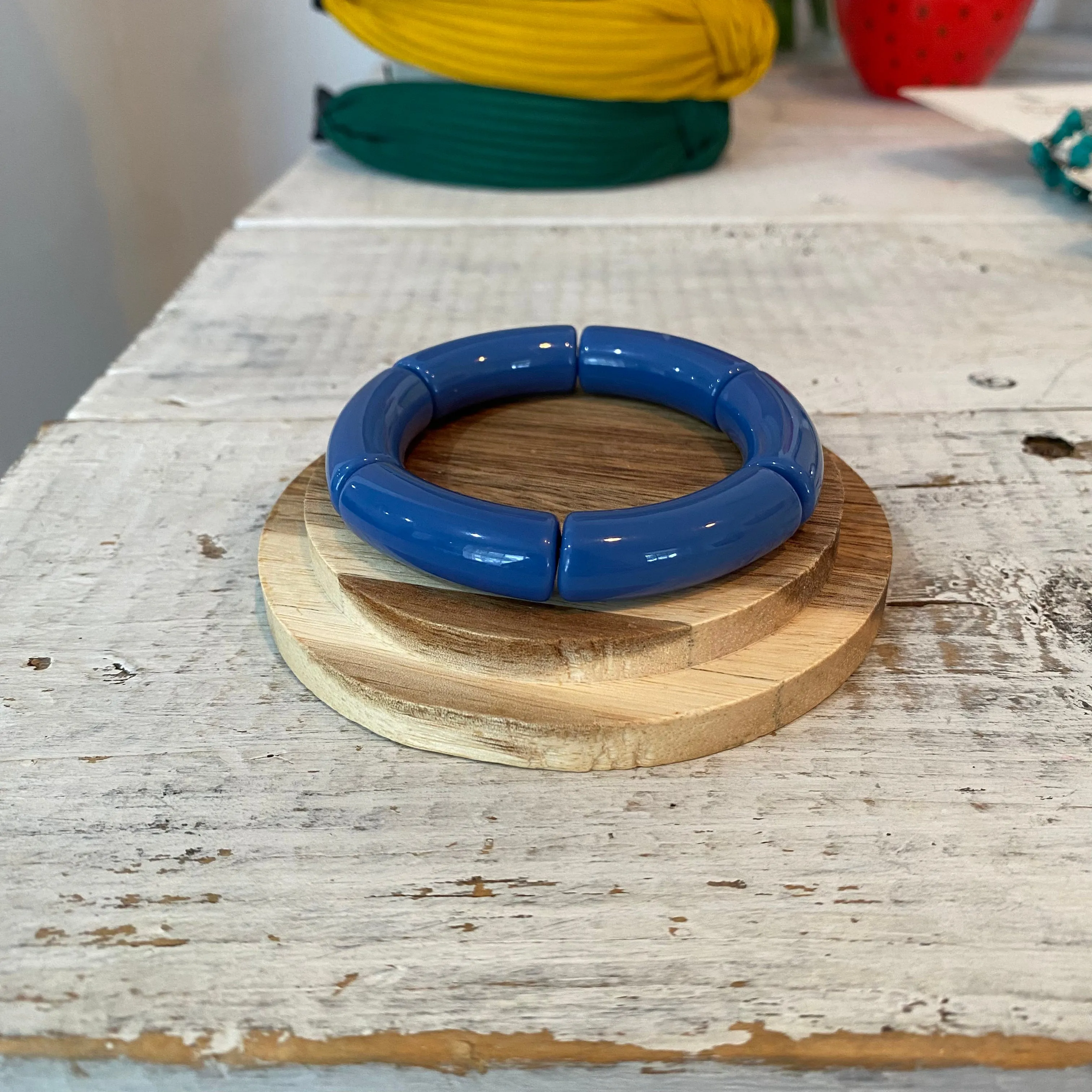 cerulean bamboo bracelet