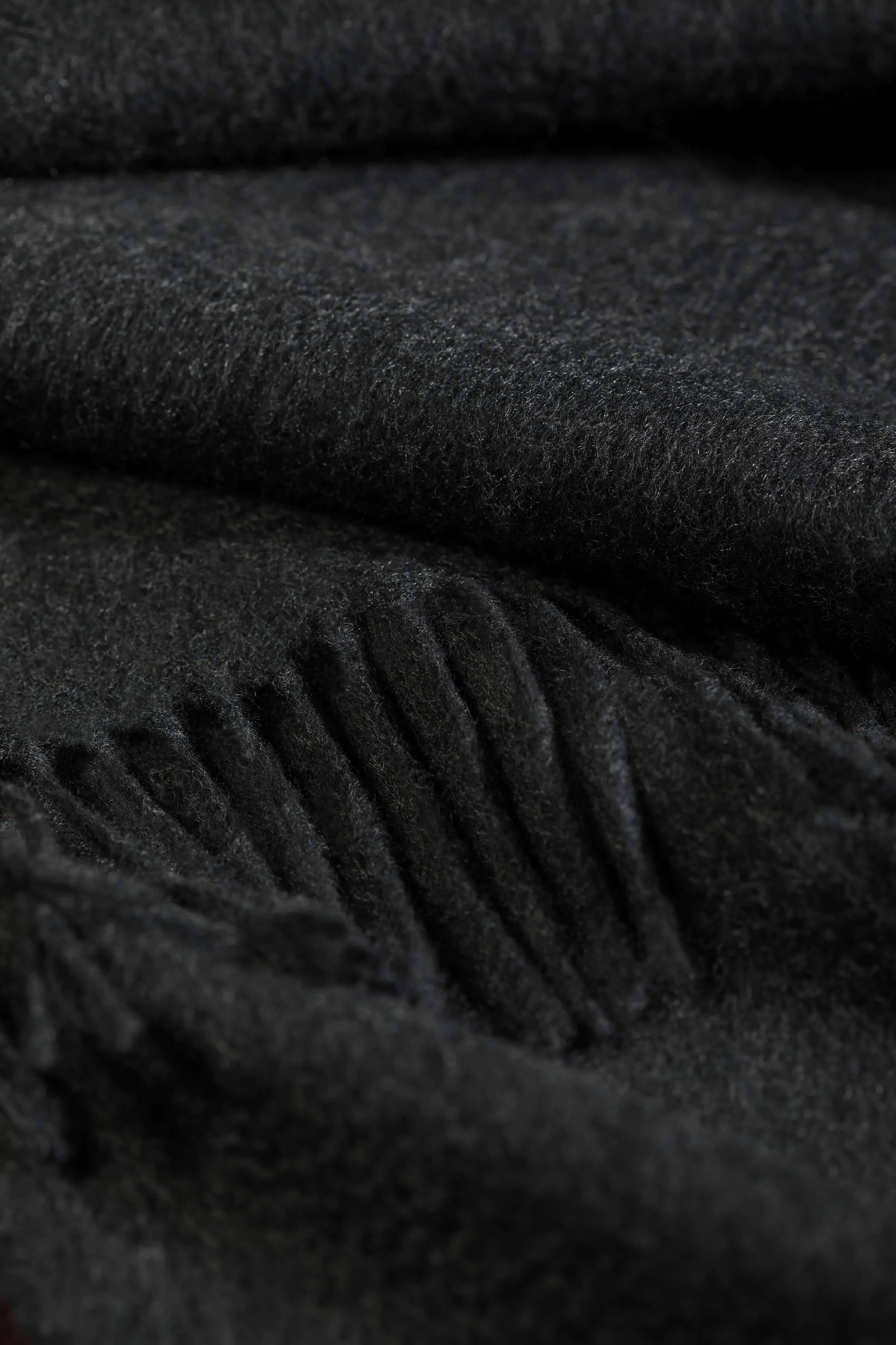 Charcoal Cashmere Scarf