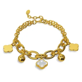 Clover Charm Bracelet