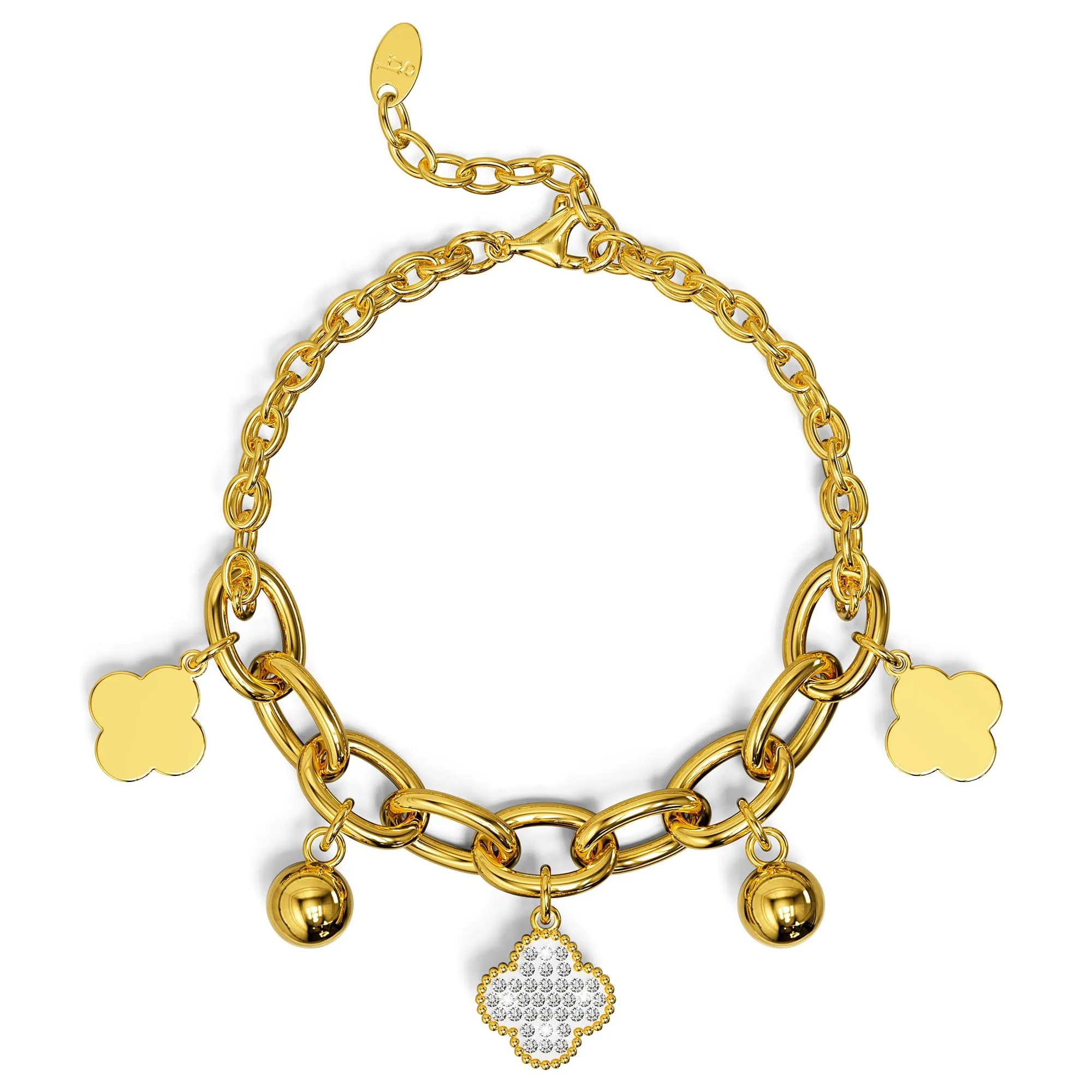 Clover Charm Bracelet