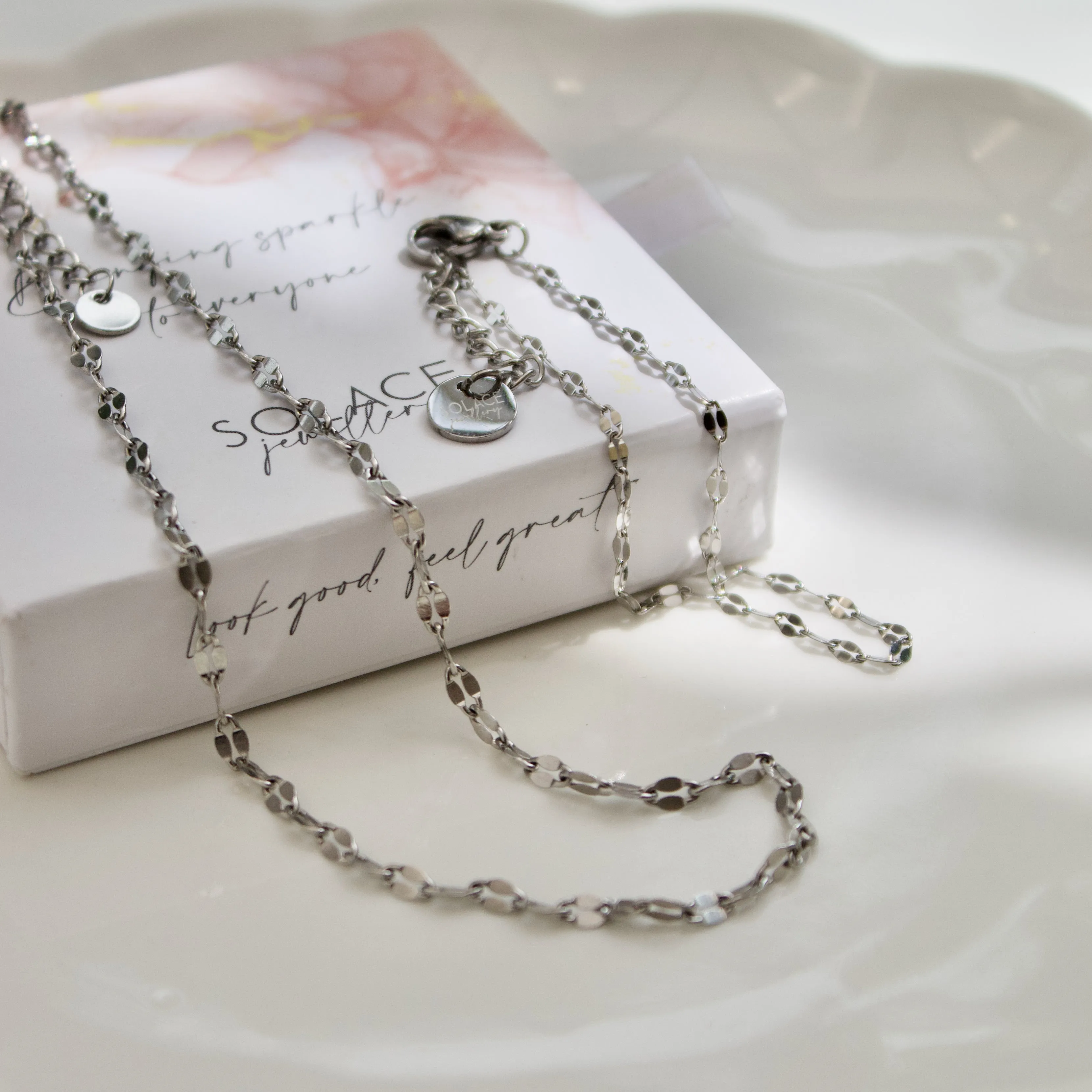 Coffee Bean Choker Necklace and Bracelet Set