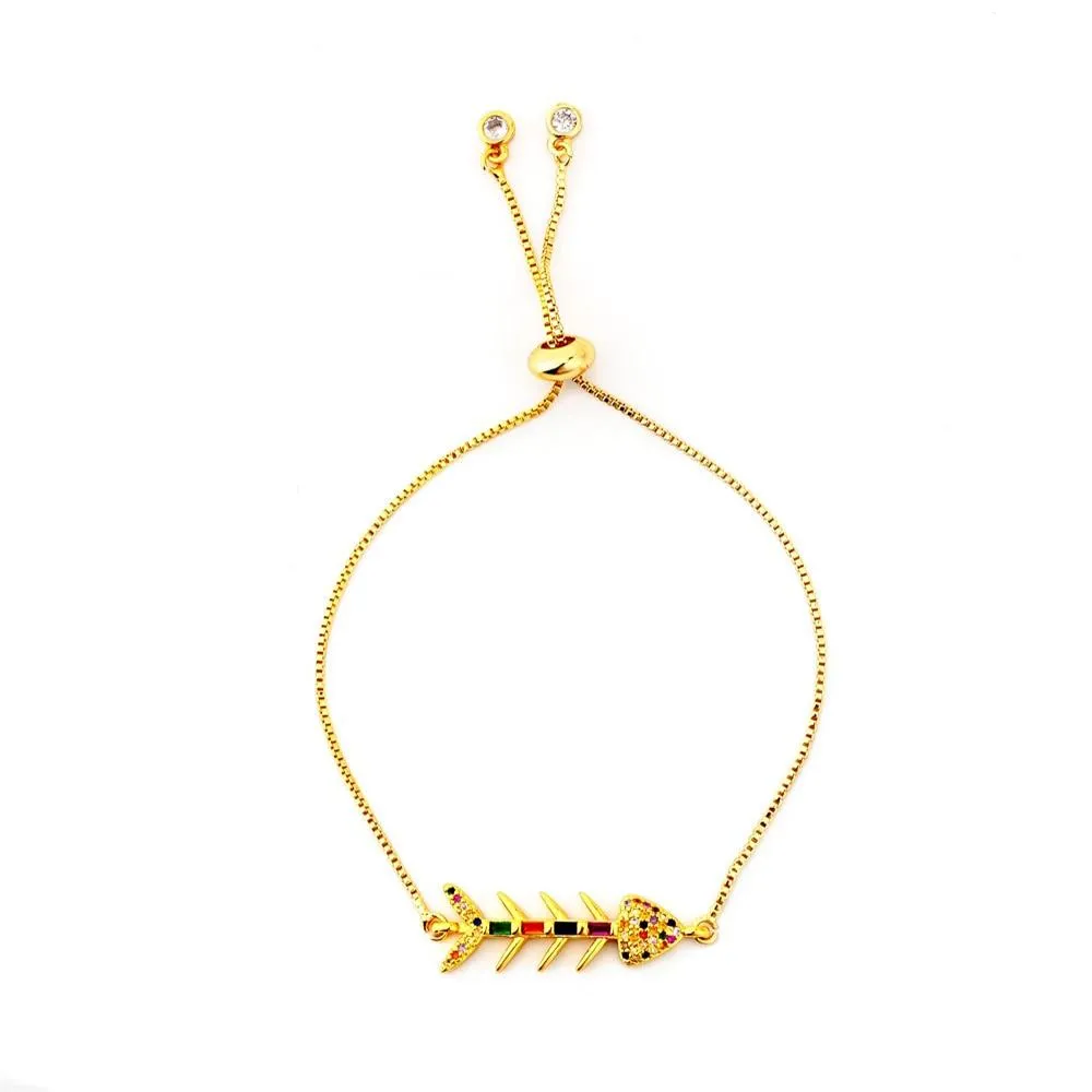Colorful Snake Chain Zircon Bracelets