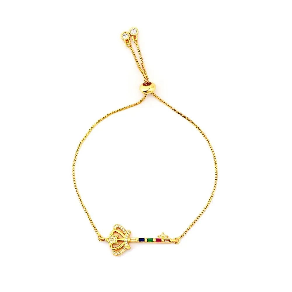 Colorful Snake Chain Zircon Bracelets