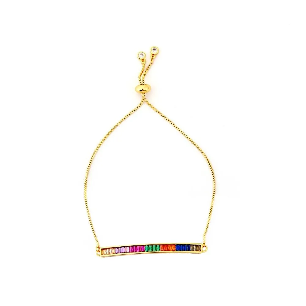 Colorful Snake Chain Zircon Bracelets
