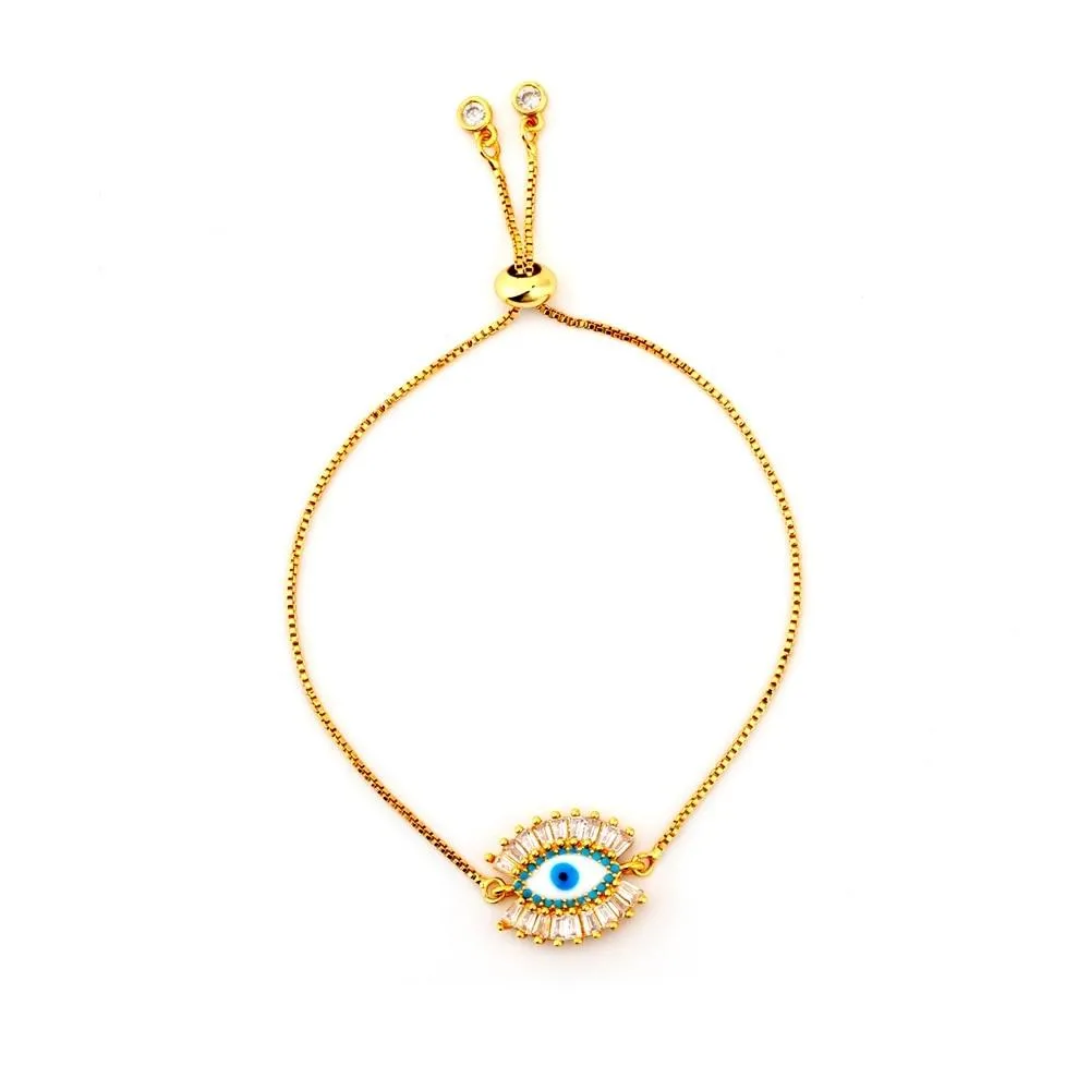 Colorful Snake Chain Zircon Bracelets