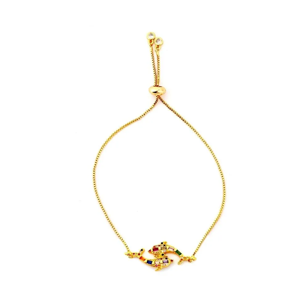 Colorful Snake Chain Zircon Bracelets