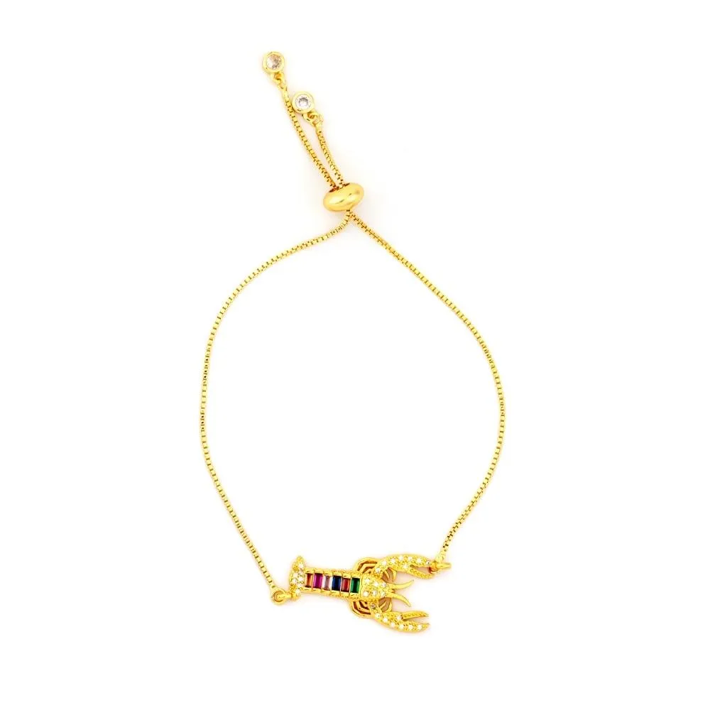 Colorful Snake Chain Zircon Bracelets